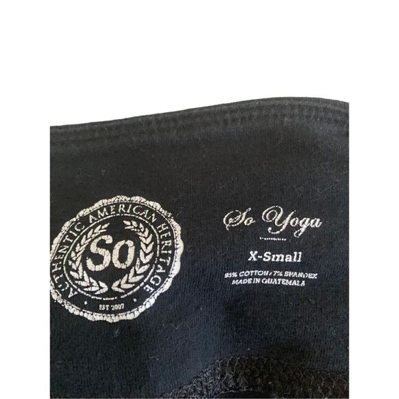 SO Yoga Leggings Workout Striped Pants Stretch Casual Gym Loungewear - Picture 3 of 10